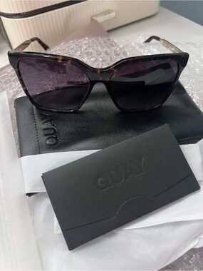 Quay Level Up Remixed Tortoiseshell Sunglasses NWT